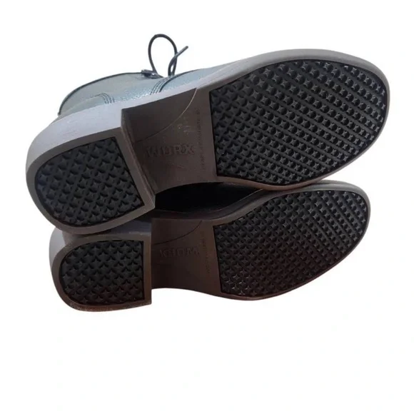 NEW WORX By Red Wing Shoes Black Steel Toe Boots - Picture 5 of 13